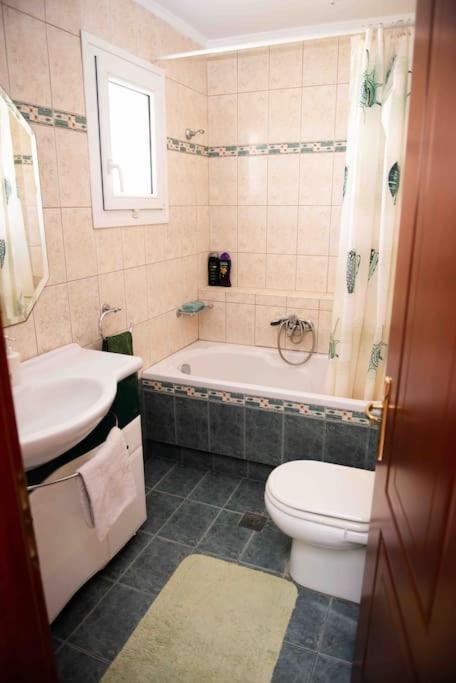 Sea View Maisonette Netflix Nea Kerasia Bagian luar foto